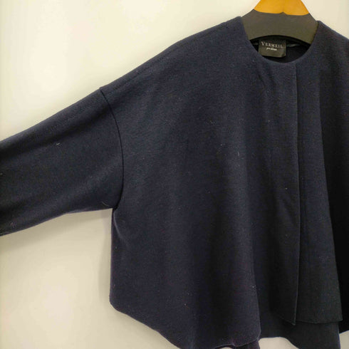 VERMEIL par iena ノーカラーウールジャケット レディース