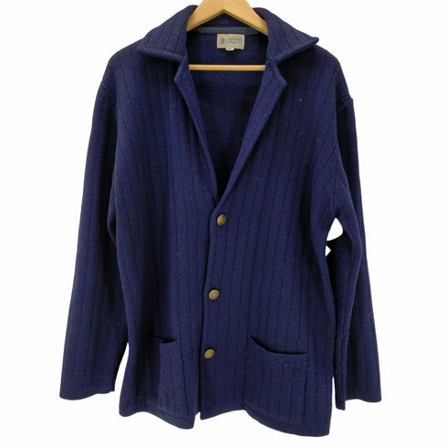 オースティンリード AUSTIN REED ニットジャケット 金ボタン メンズ JPN:XL
