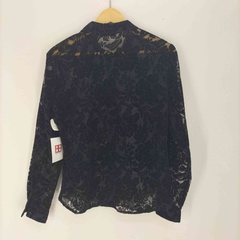 f.1.malik フロッキー フラワー シースルー L/S シツ レディース