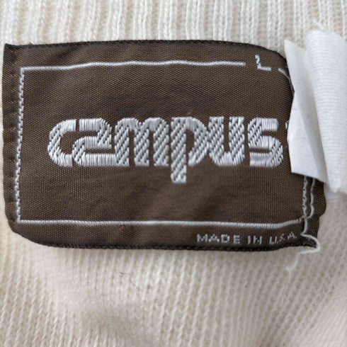 キャンパス CAMPUS USA製3ライン パイル地Vネックプルオーバー メンズ JPN:L