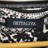 GKITALIYA 総柄ノーカラーフルジップブラウス レディース