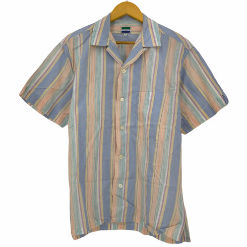 ナイジェルケーボン NIGEL CABOURN ストライプ オープンカラーシャツ メンズ JPN:2