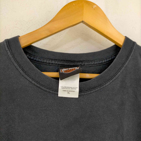 ハーレーダヴィットソン HARLEY DAVIDSON 00S USA製 ©2001 Hanesボディ 両面プリント Tシャツ メンズ import:XL