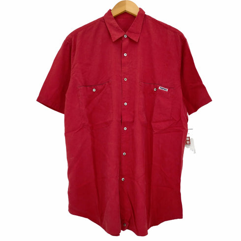 パパス papas シルク100 半袖シャツ メンズ import:M