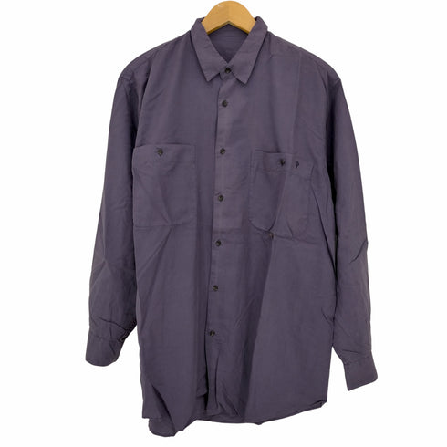 パパス papas シルク100 レギュラーシャツ メンズ import:M