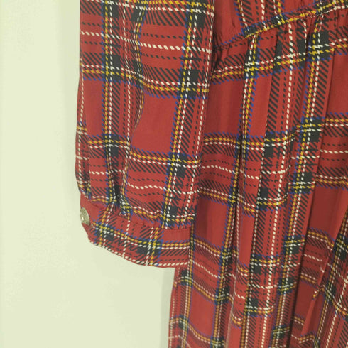 LESLIE FAY 90S チェック 柄 L/S シャツ ワンピース レディース
