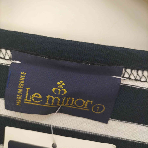 ルミノア Le minor フランス製 ボーダー コットン バスクシャツ レディース 1