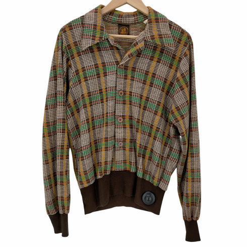 manchester shirt company L/Sチェック柄 開襟シャツ メンズ JPN:XL