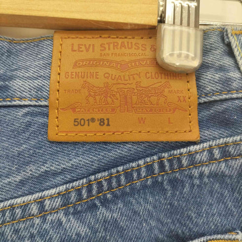 リーバイス Levis 501 81 Ladies Denim PANTS HIGH RIZE ハイライズ ボタンフライ デニム パンツ レディース W27 L29