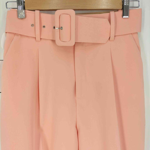 ザラ ZARA コーラルベルト アンクルクロップドパンツ レディース USA:XS