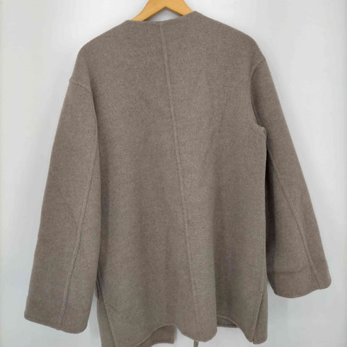 スピックアンドスパン Spick and Span ノーカラーリバーコート レディース 38