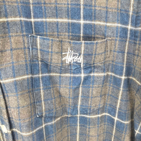 ステューシー Stussy STUSSY CLASSIC チェックネルシャツ メンズ import:L