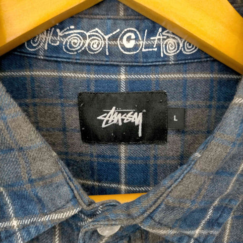 ステューシー Stussy STUSSY CLASSIC チェックネルシャツ メンズ import:L