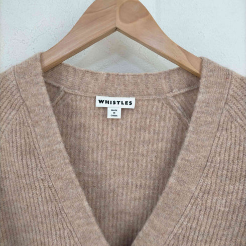 WHISTLES Wool Mix Rib Cardigan レディース import:S