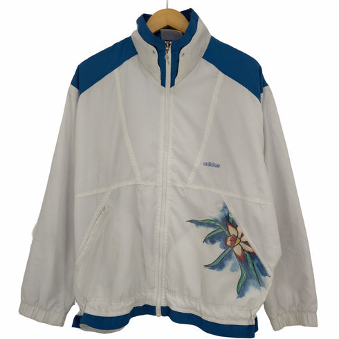 アディダスオリジナルス adidas Originals 80-90s 銀タグ バイカラー ジップアップジャケット メンズ F 40