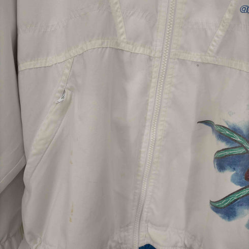 アディダスオリジナルス adidas Originals 80-90s 銀タグ バイカラー ジップアップジャケット メンズ F 40