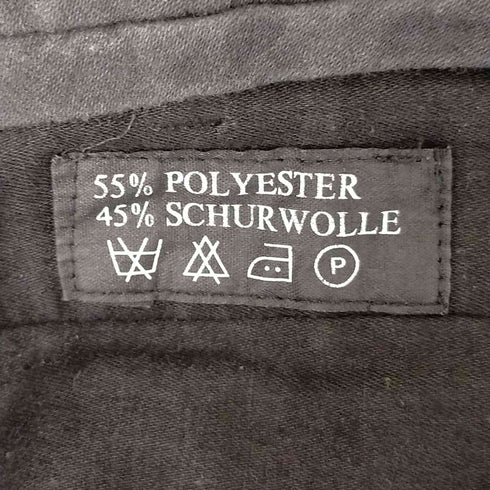 Schurwolle 側章スラックスパンツ メンズ