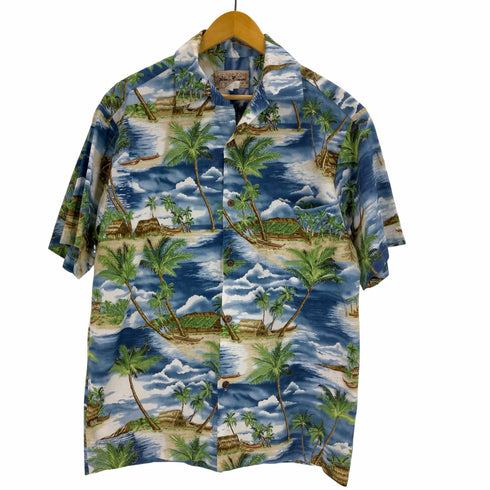 ブルーハワイ Blue Hawaii コットンアロハシャツ メンズ JPN:M