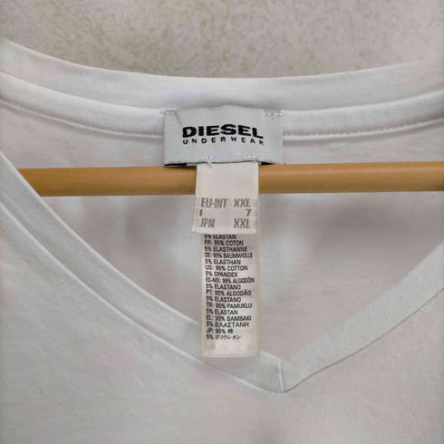ディーゼル DIESEL ロゴプリントVネックS/S カットソー メンズ JPN:XXL