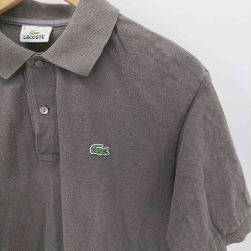 ラコステ LACOSTE 鹿の子 ワンポイント刺繍 S/S ポロシャツ メンズ JPN:5