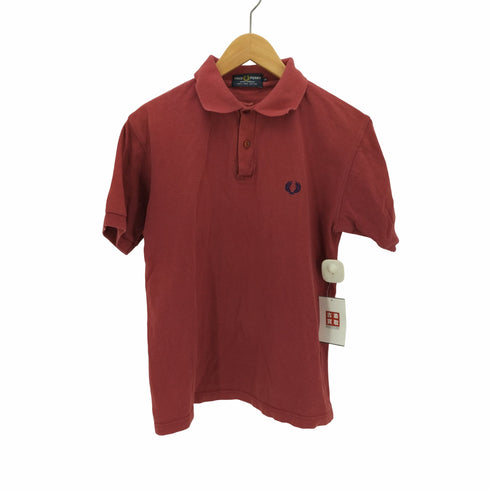 フレッドペリー FRED PERRY SPORTSWEAR ワンポイント ロゴ刺繍 鹿の子 S/S ポロシャツ メンズ import:M