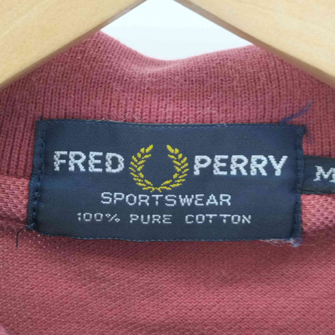フレッドペリー FRED PERRY SPORTSWEAR ワンポイント ロゴ刺繍 鹿の子 S/S ポロシャツ メンズ import:M