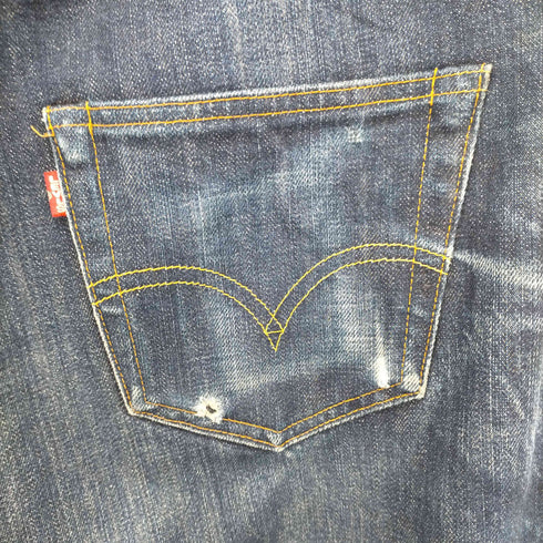 リーバイス Levis 50S-XX 日本製 501 隠しリベット セルビッジ BIGE 501 ボタンフライデニム メンズ W36