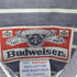 バドワイザー Budweiser ロゴ刺繍 ストライプ コットンポケットシャツ メンズ import:M