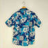 ブルーハワイ Blue Hawaii ハワイ製 総柄 コットンアロハシャツ メンズ import:S