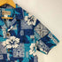 ブルーハワイ Blue Hawaii ハワイ製 総柄 コットンアロハシャツ メンズ import:S