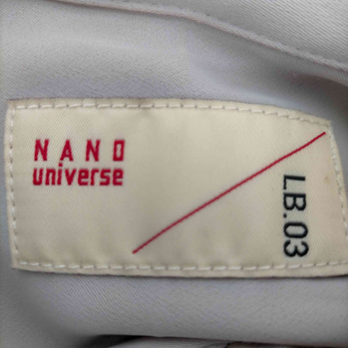 ナノユニバース nano universe バッククロスドレープオーバーシャツ レディース JPN:1