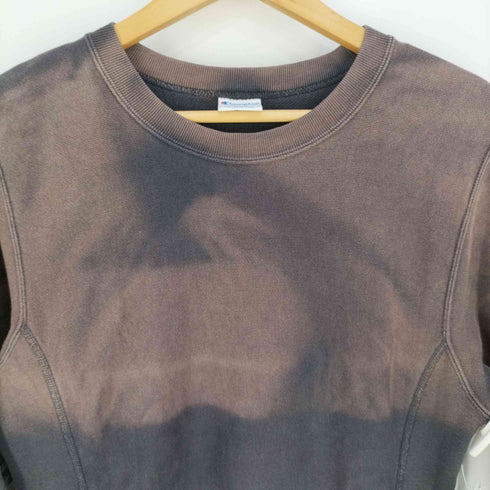 チャンピオン Champion REVERSE WEAVE ブリーチ加工 クルーネックスウェット メンズ JPN:L