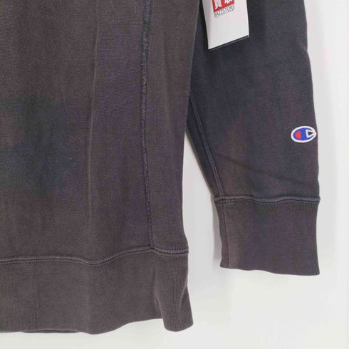 チャンピオン Champion REVERSE WEAVE ブリーチ加工 クルーネックスウェット メンズ JPN:L