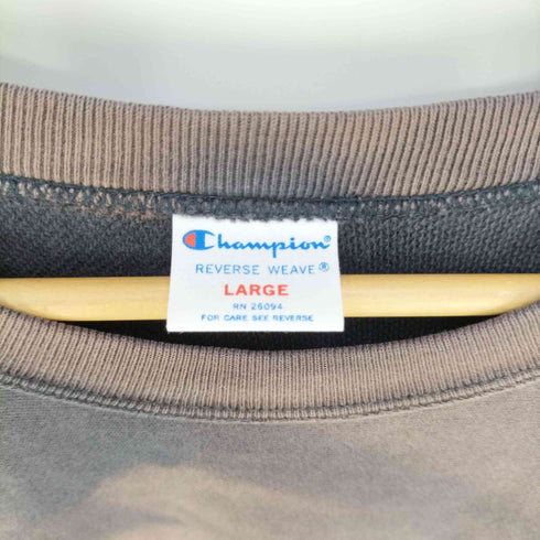 チャンピオン Champion REVERSE WEAVE ブリーチ加工 クルーネックスウェット メンズ JPN:L