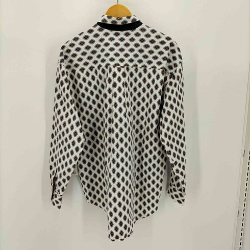 VARSITY BY SAVILE ROW 90-00s コットン 総柄 ヴィンテージ L/S シャツ メンズ import:L