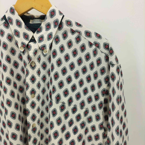 VARSITY BY SAVILE ROW 90-00s コットン 総柄 ヴィンテージ L/S シャツ メンズ import:L