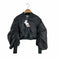 スライ SLY CROP GATHER MA-1 クロップ ギャザー ブルゾン 短丈 レディース FREE