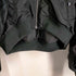スライ SLY CROP GATHER MA-1 クロップ ギャザー ブルゾン 短丈 レディース FREE