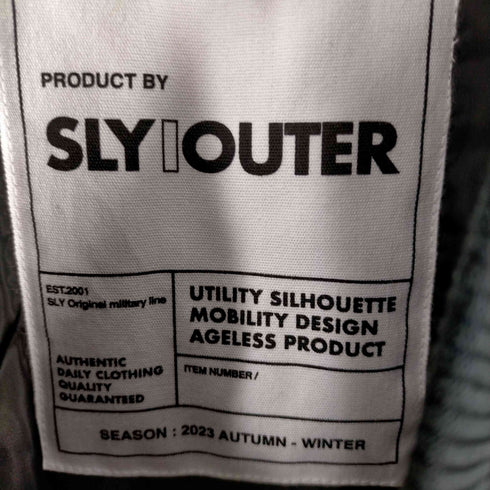 スライ SLY CROP GATHER MA-1 クロップ ギャザー ブルゾン 短丈 レディース FREE
