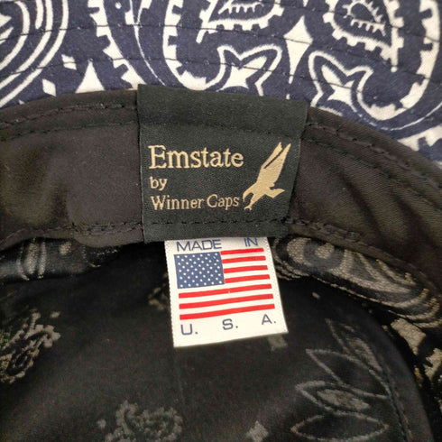 エムステイト Emstate ペイズリー柄バケットハット メンズ
