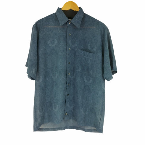 ライルアンドスコット LYLE&SCOTT シースルー ペイズリー柄 S/S シャツ メンズ JPN:L