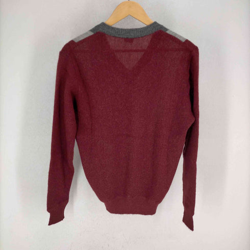 ZIMMERH MADE IN SWITZERLAND ラインデザインVネックニット メンズ JPN:M