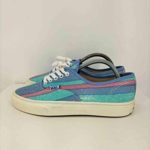 バンズ VANS オーセンティック マルチカラー ストライプ ローカット スニーカー メンズ JPN:26