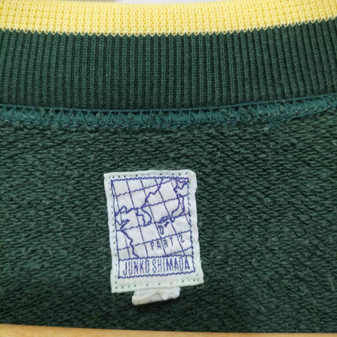 ジュンコシマダ JUNKO SHIMADA 80-90s 前面プリント クマ クルーネックスウェット セットアップ レディース M