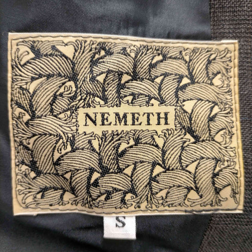 ネメス NEMETH チェック柄3Bウールテーラードジャケット メンズ JPN:S