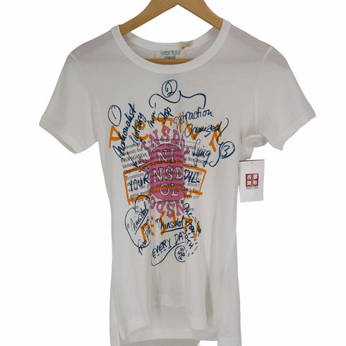 ヴィヴィアンウエストウッド ワールズエンド Vivienne Westwood worlds end イラストデザインTシャツ レディース JPN:XS