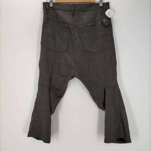 ネメス NEMETH チェック柄 立体裁断サルエルトラウザー メンズ JPN:XS