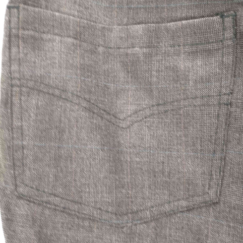 ネメス NEMETH チェック柄 立体裁断サルエルトラウザー メンズ JPN:XS