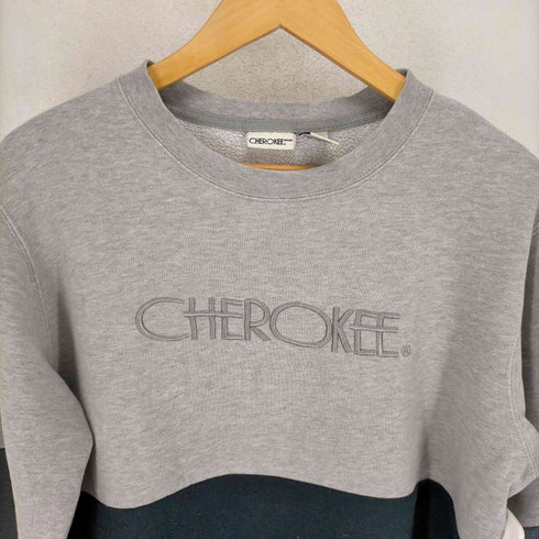 チェロキー Cherokee 90S ロゴ刺繍トリコカラースウェット メンズ JPN:M
