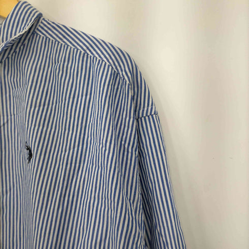 ユーエスポロアッスン U.S.POLO ASSN 刺繍ロゴ ストライプシャツ レディース LL
